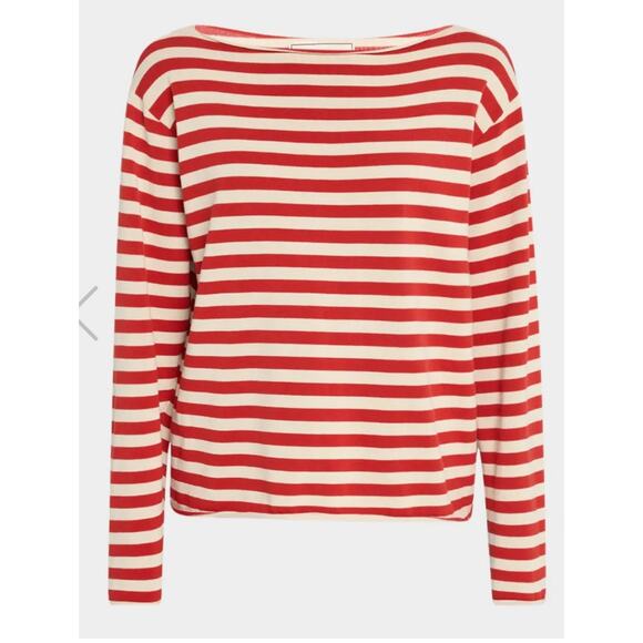 New The Great. The Sailor Sweater Size 0 Punch Stripe $225 - Picture 1 of 7